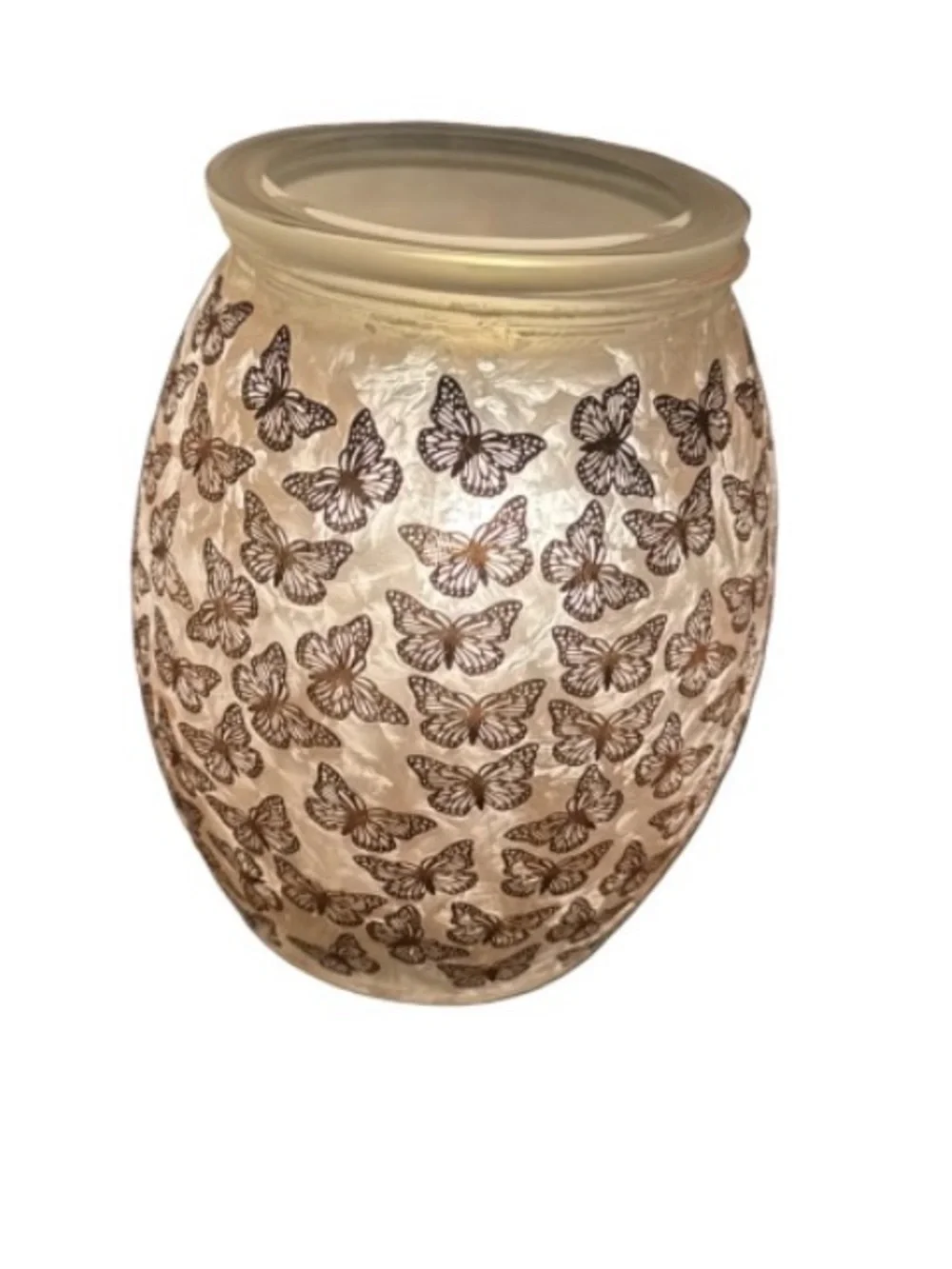 Scentsy Rose Gold Butterfly wing 2025 wax melt  Warmer